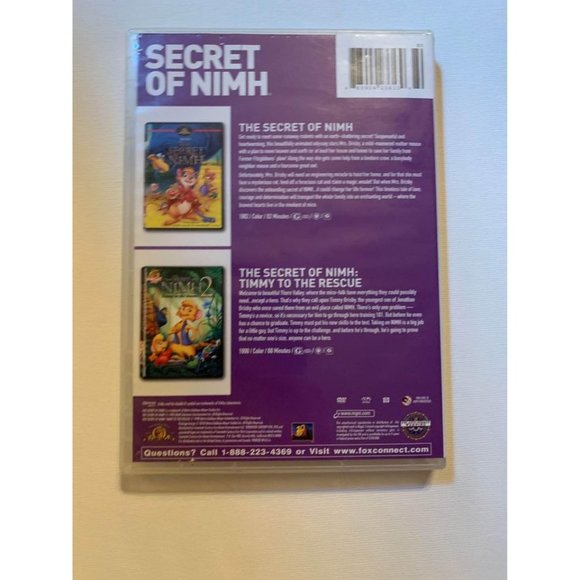 Secret Of Nimh Double Feature DVD Set - Picture 2 of 2